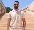 Riviera Polo T-Shirt Beige