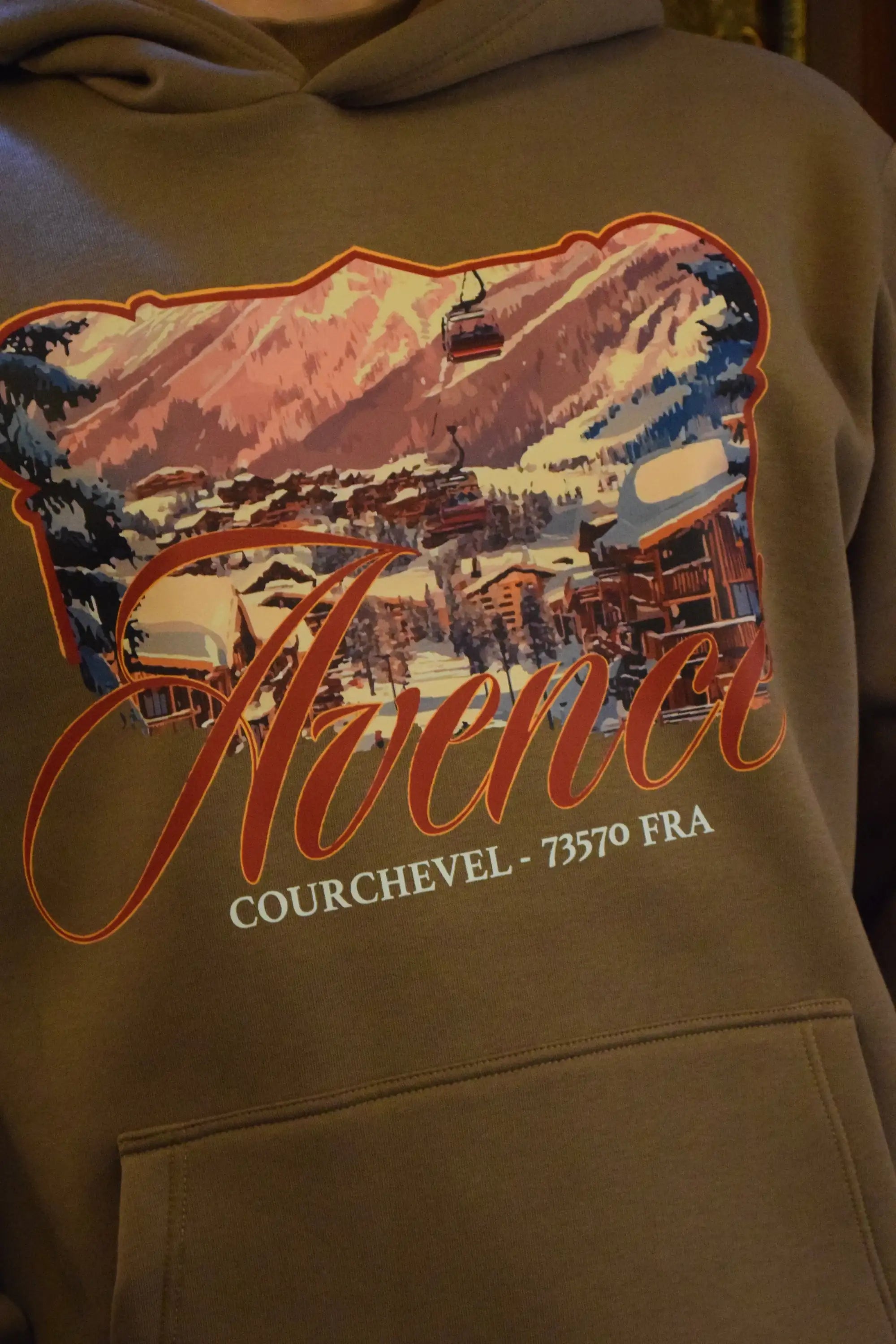Courchevel Hoodie - Chocolate