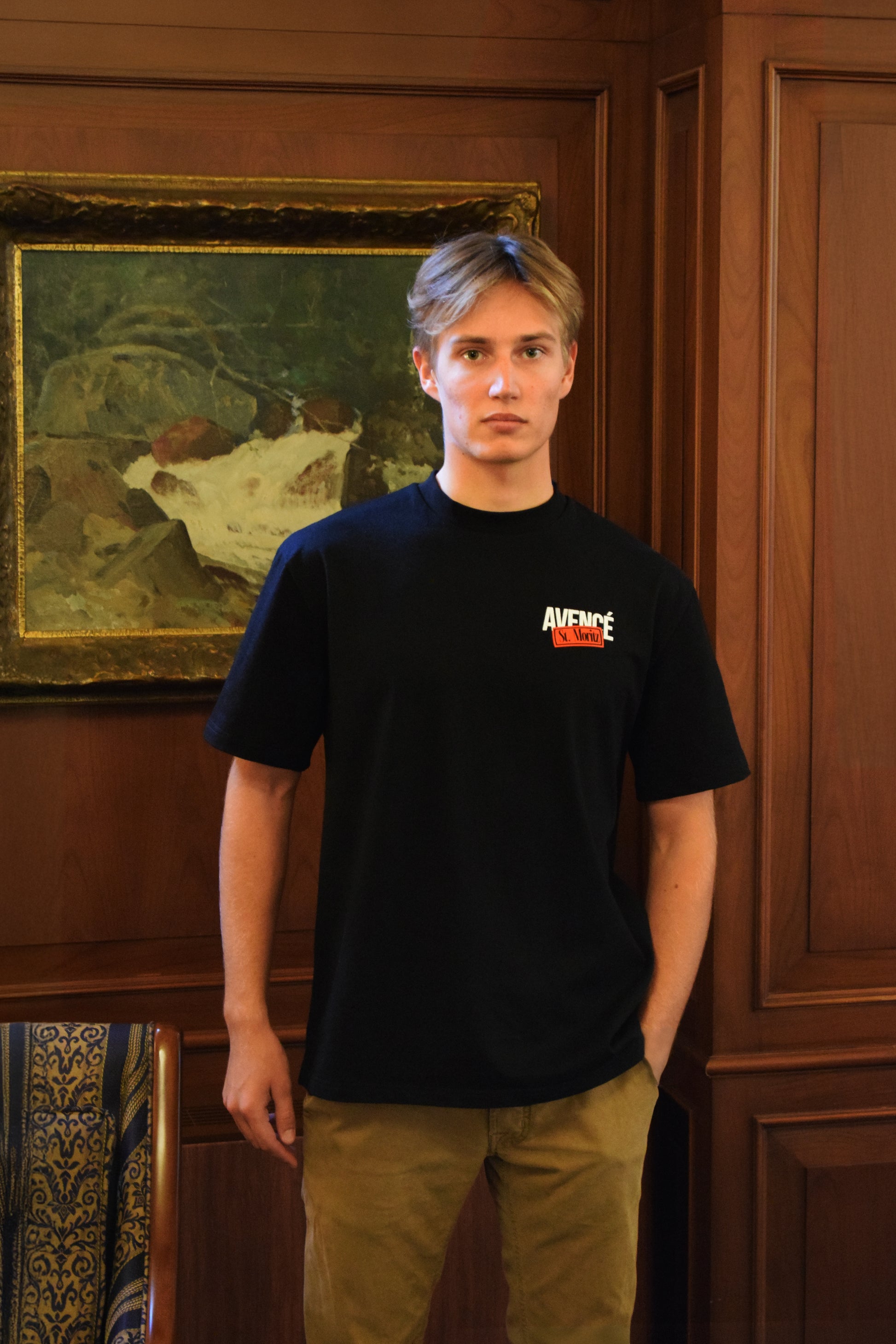 St. Moritz Dreamers Tee - Black