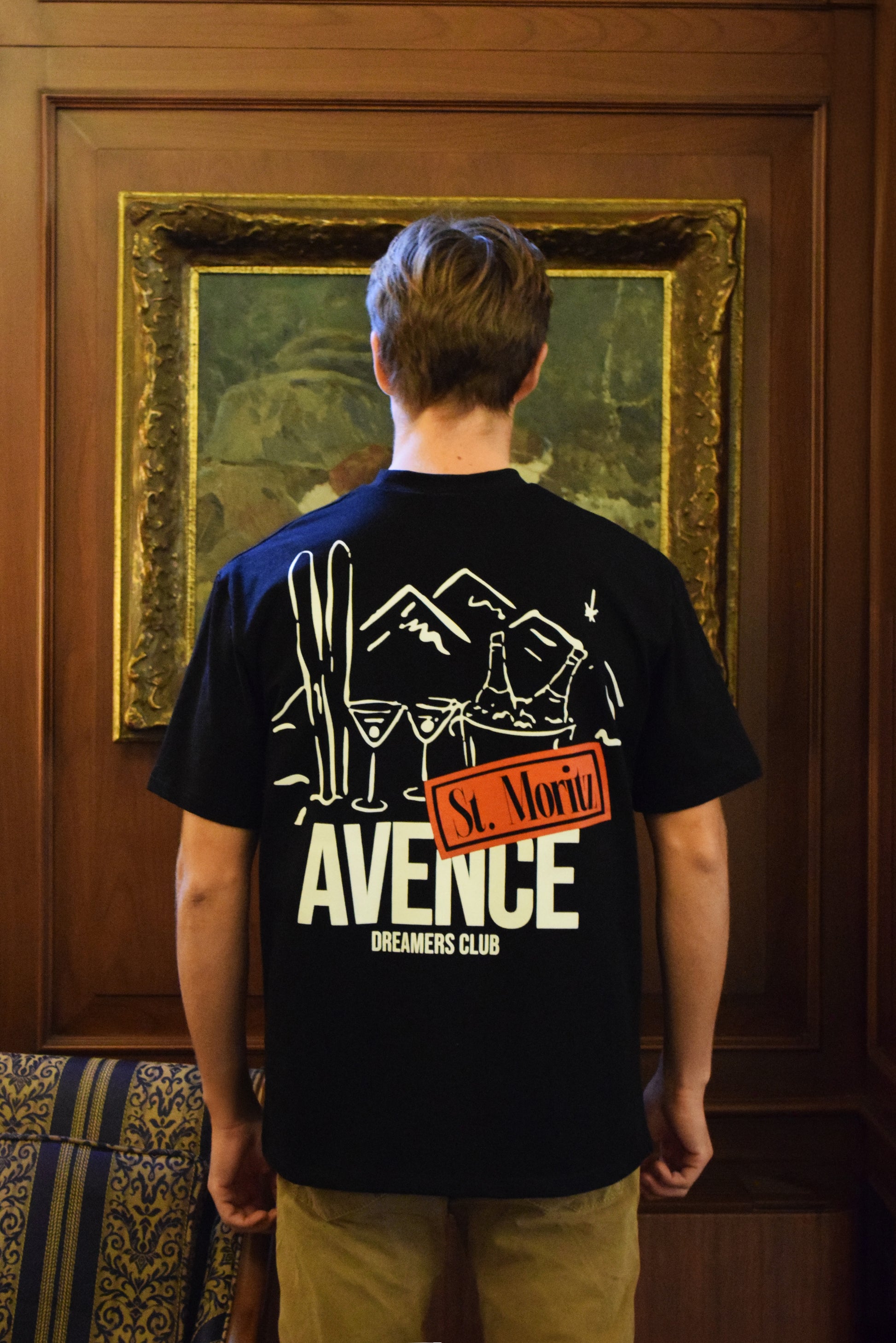 St. Moritz Dreamers Tee - Black