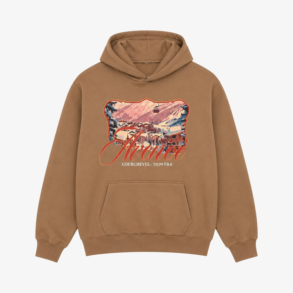 Courchevel Hoodie - Chocolate