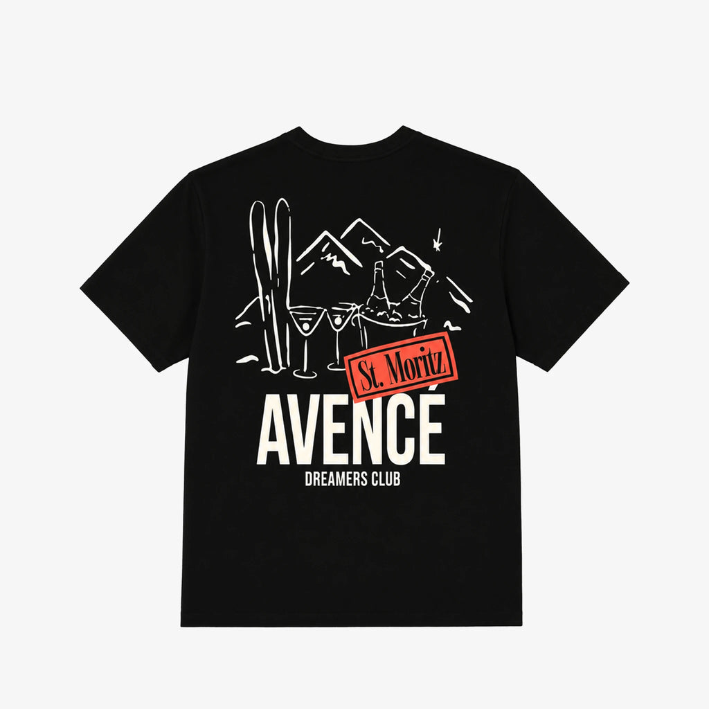 St. Moritz Dreamers Tee - Black