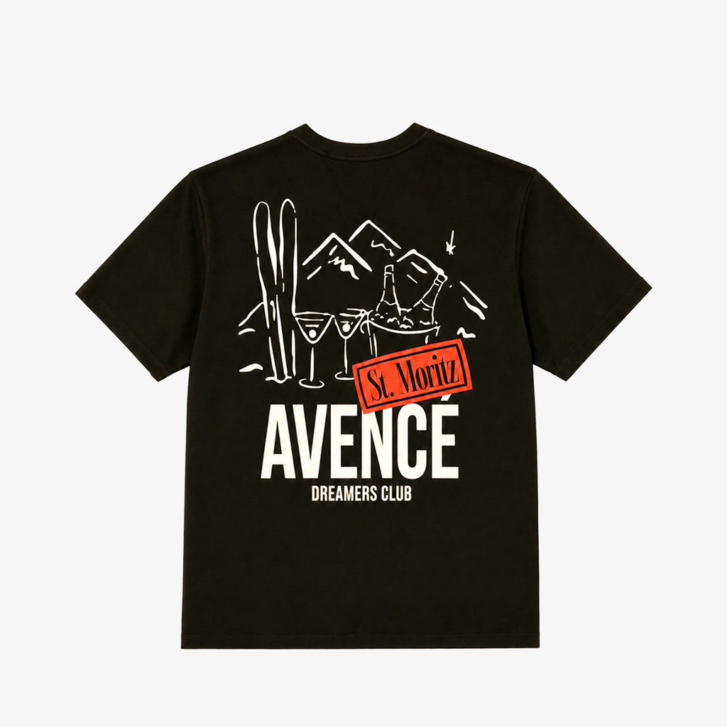 St. Moritz Dreamers Tee - Black
