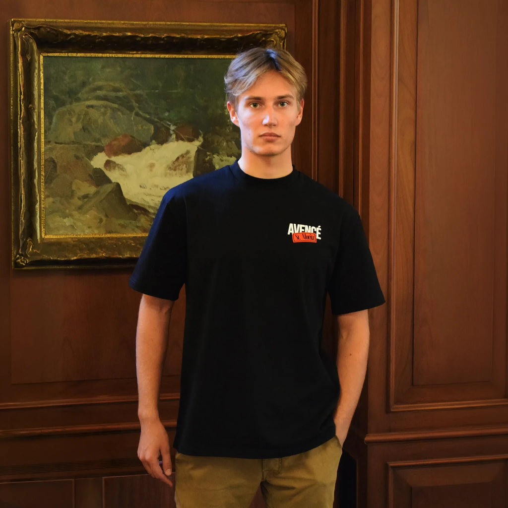 St. Moritz Dreamers Tee - Black